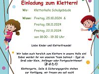 Fr, 08.11. -  Klettertreff Herbst 2024