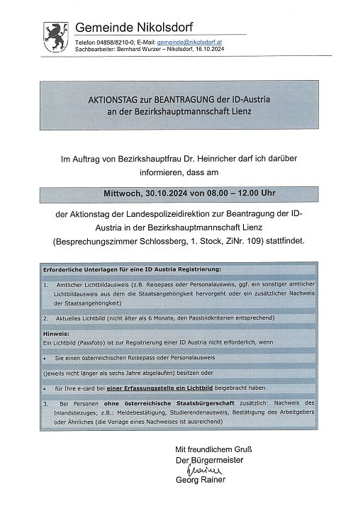 Aktionstag ID-Austria