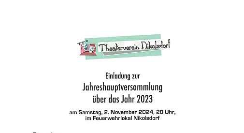 Jahreshauptversammlung